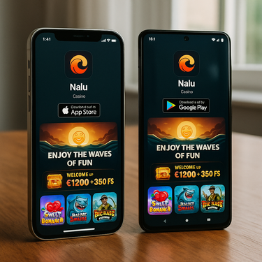 Nalu Casino - Mobile Apps iOS Android - Browser Optimized Belgium