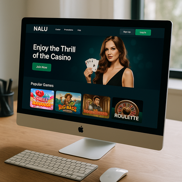 Nalu Casino - Desktop Interface Design - Belgian Online Casino
