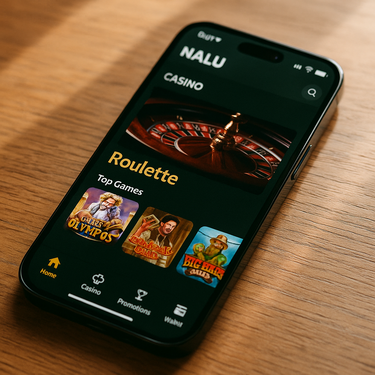 Nalu Casino - Mobile Responsive Interface - Smartphone Gaming Belgium